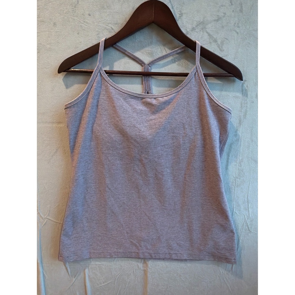 Beyond Yoga Racerback Crop Camisole Spaced Women XL Purple Athleisure Activewear
